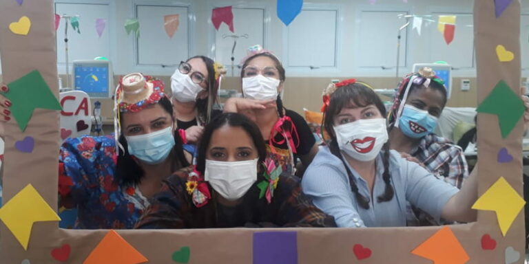 Arraiá para pacientes em hemodiálise